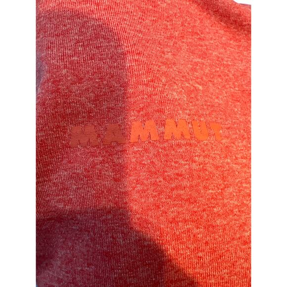 Mammut Full Zip Dri Fit Hoodie Light Jacket Orange Pockets SAMPLE Women's Small - Picture 7 of 7